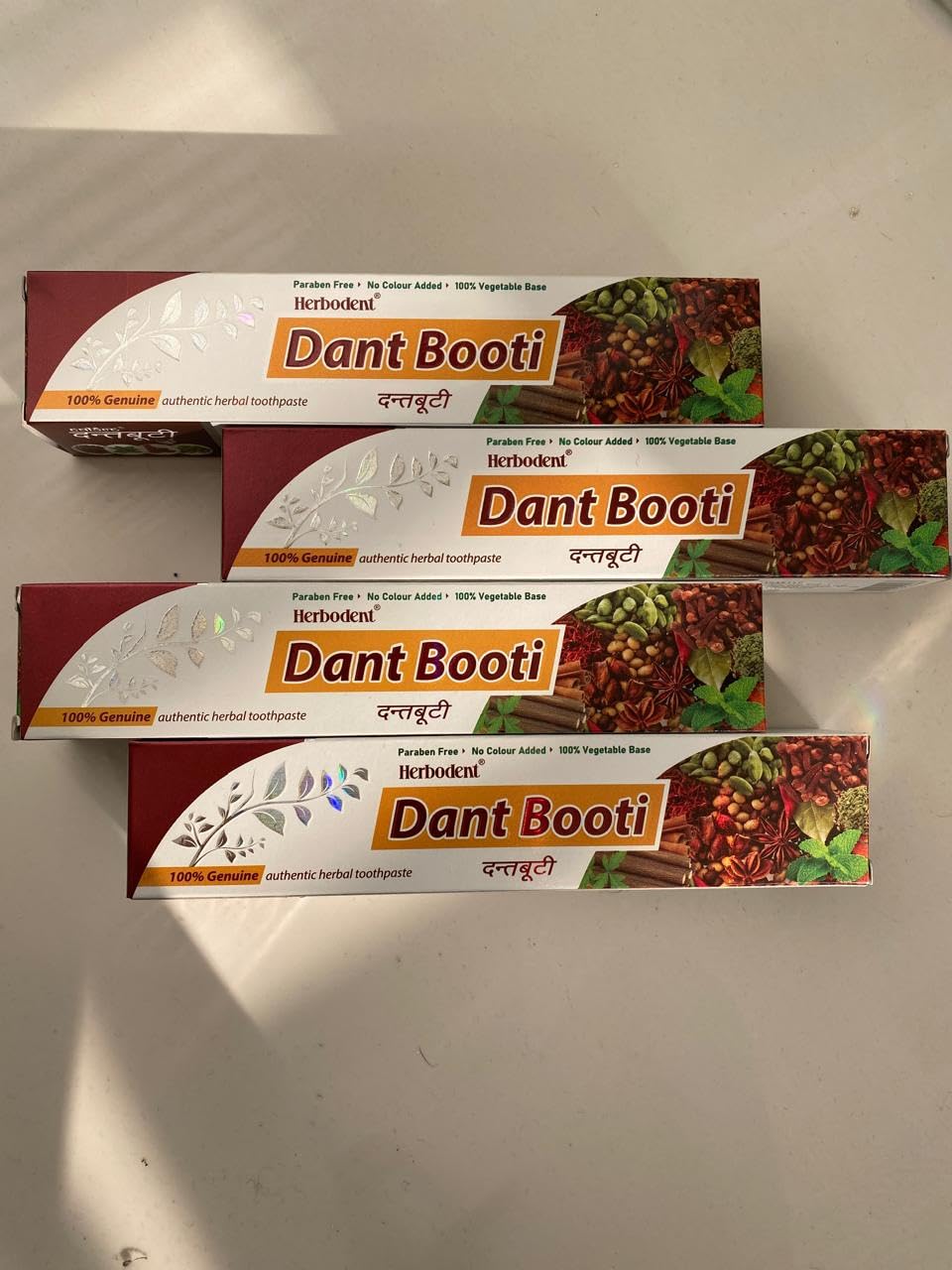 DR.JAIKARAN Dant Booti Herbal Oral Health Toothpaste (Booties Means Herbs At Your Brush) (Pack Of 4) (B07D1MY3TK) Amazon Price History, Amazon Price Tracker