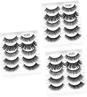 Beavorty 15 Pares De Cílios Postiços Cosméticos Para Cílios Cílios Postiços Magnéticos Cílios Postiços Naturais Cílios Femininos Volume Cílios Cosméticos Cílios Postiços Naturais Realistas