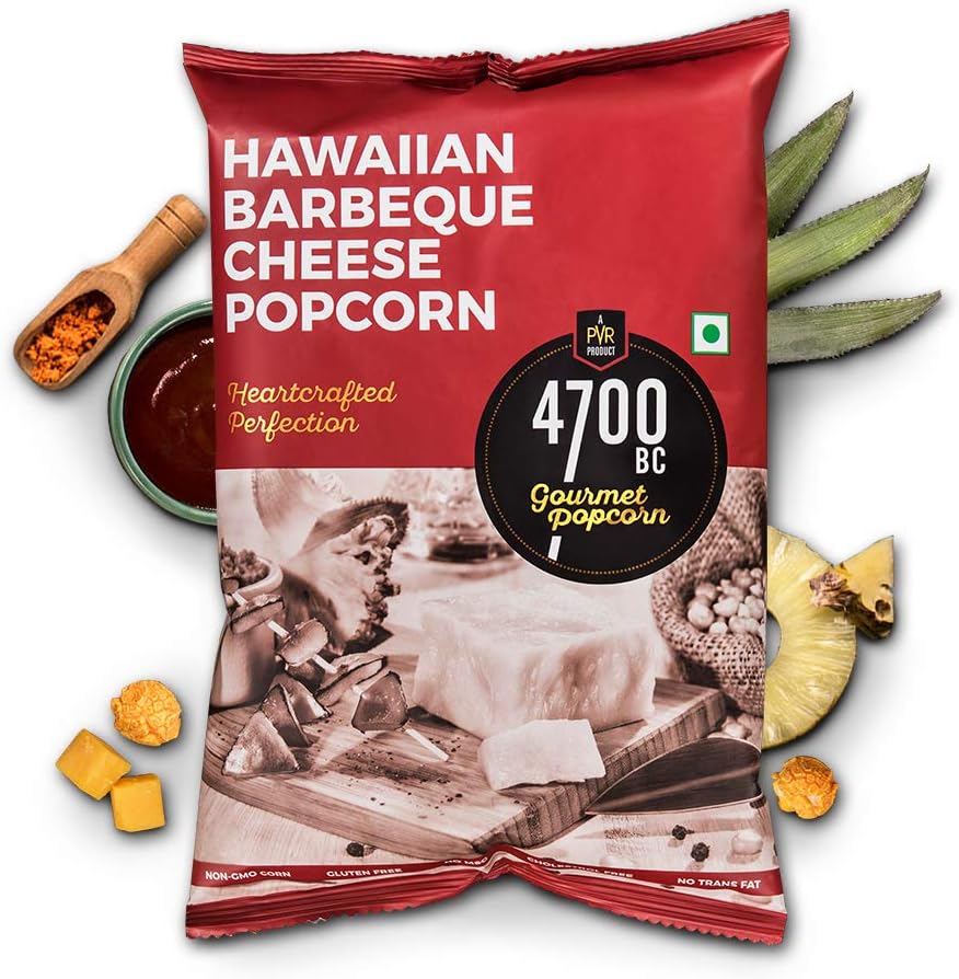 4700BCGourmet Popcorn, Hawaiian BBQ Cheese, Pouch, 2.65 Oz, 1 Pack