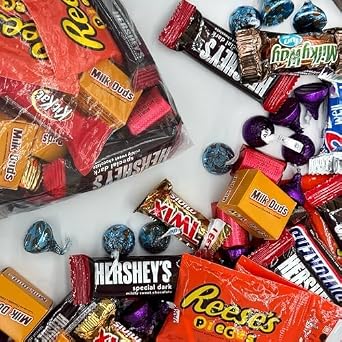 Bulk Chocolate Assortment Variety Pack - Chocolate Candy Variety Pack - 8 lb Bag of Mixed Treats, Milk, Dark, and more! Bulk Candy (8 LBS) - Father's Day