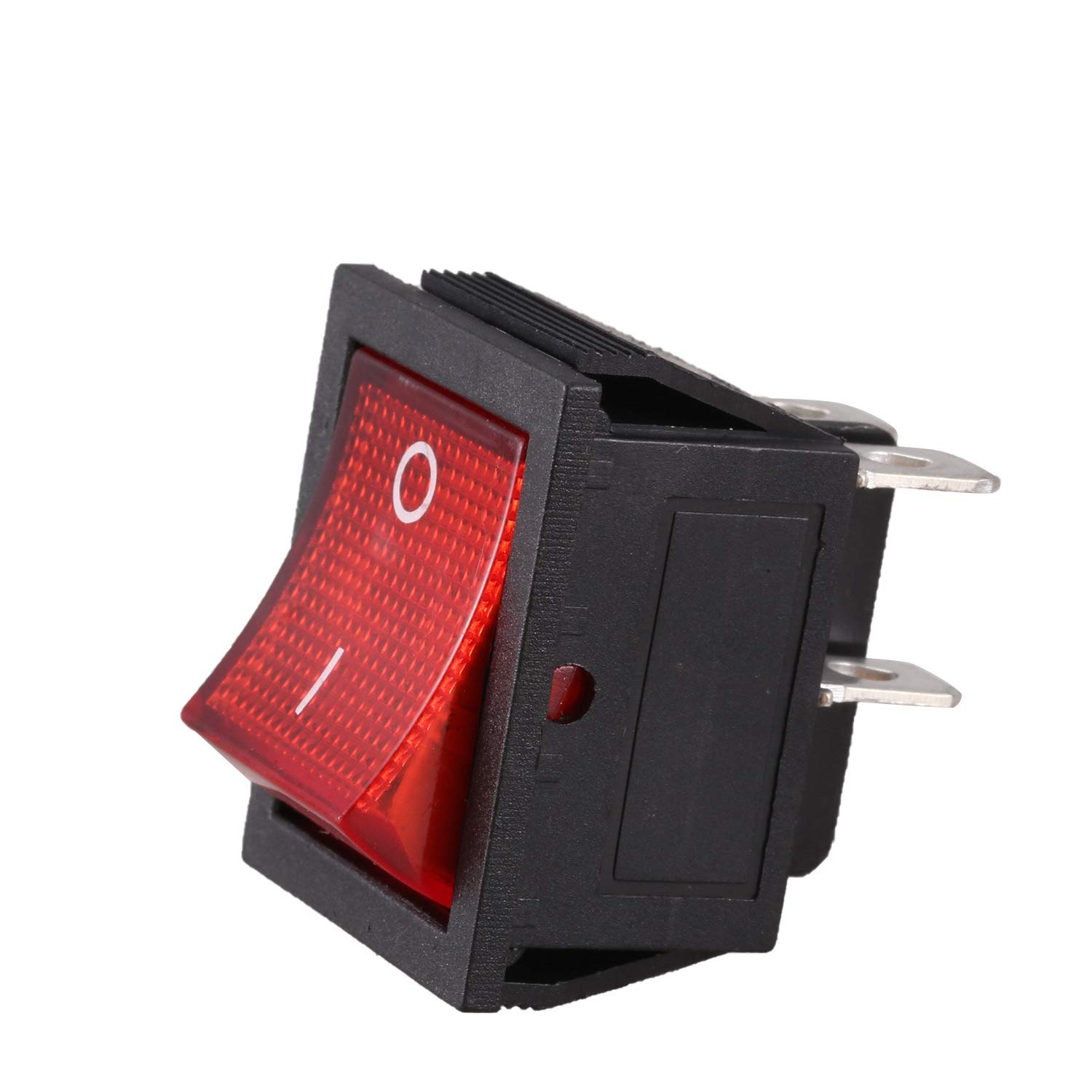 rosse Luci illuminato 4 Pin DPST ON/OFF Interruttore a bilanciere 16A 20A 250V AC