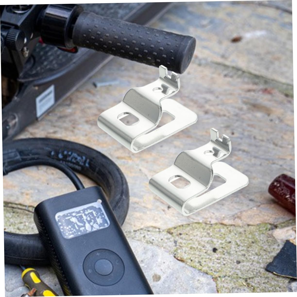 Mipcase 5 Set Clip Per Cintura Per Strumenti Elettrici Ganci Inox Per Trapani E Avvitatori Adattabili E Resistenti Per Uso Duraturo 4 Pezzi*5