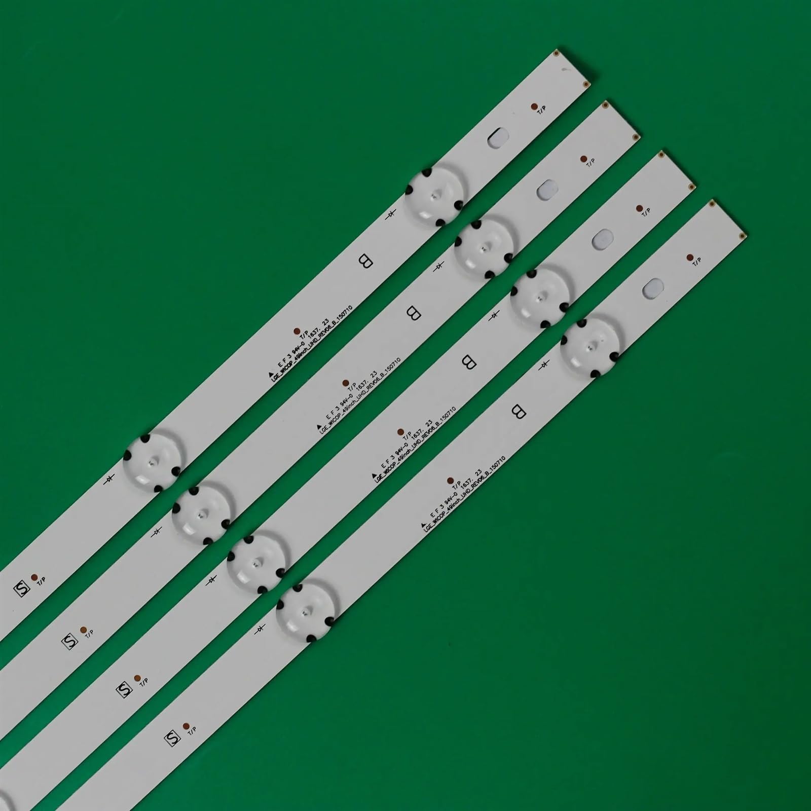 Barra LED da 8 Pezzi Compatibile for LG 49UH610V 49UH610A 49UH6100 49LF5100 49UH6030 49UF640V 49UF6400 49UH6507 Lge_WICOP_49 Pollici
