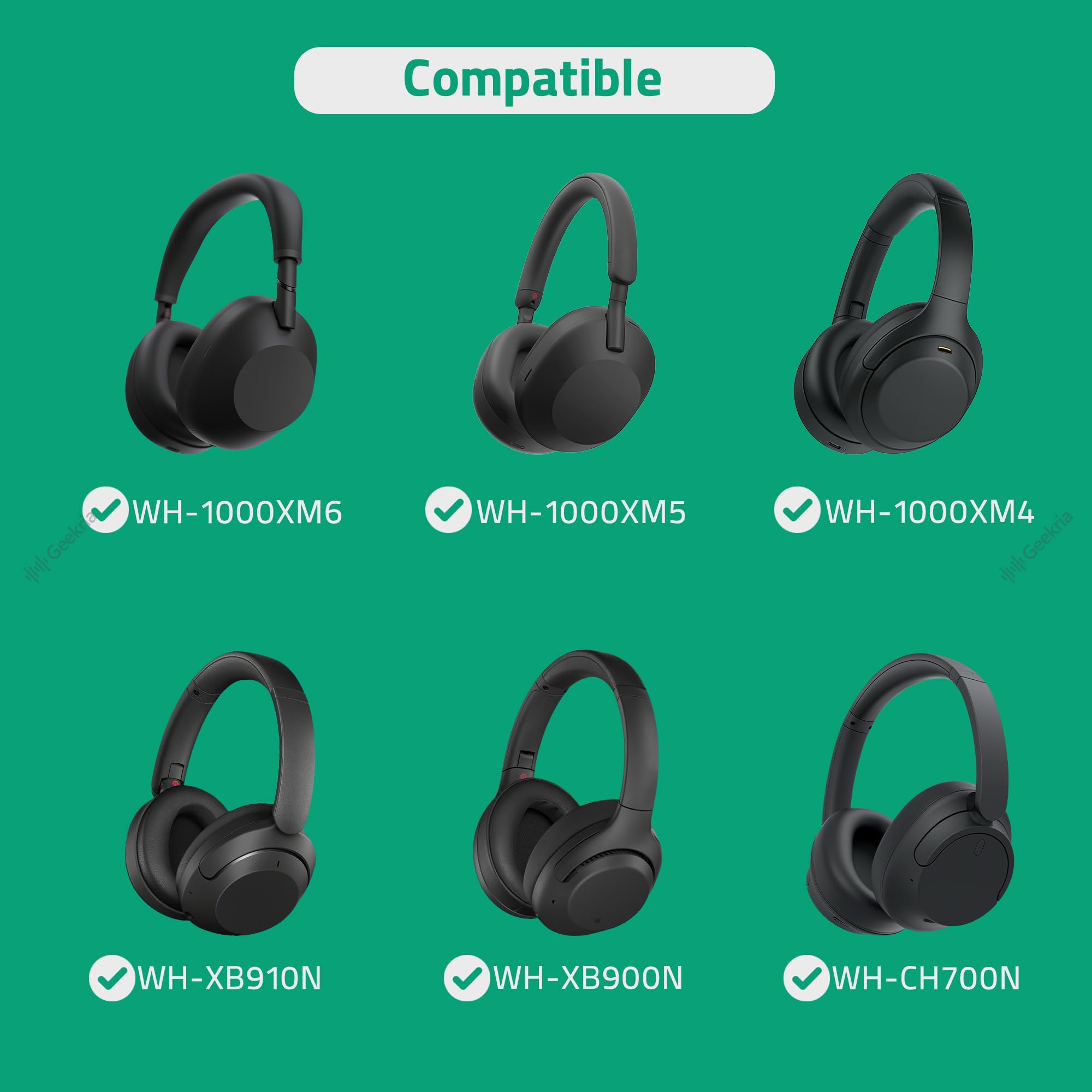 SONY WH-1000XM6 +オマケ GEEKRIA Audio Cable with Mic Compatible with Sony WH-1000XM6