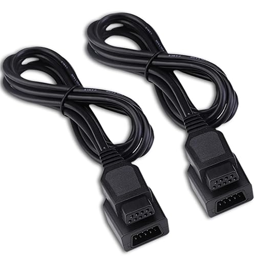 JoFong Cable de extensión de controlador de 9 pines para consolas de juegos retro clásicas AV 620, HD 621, HD 821 Plug and Play Cable de extensión