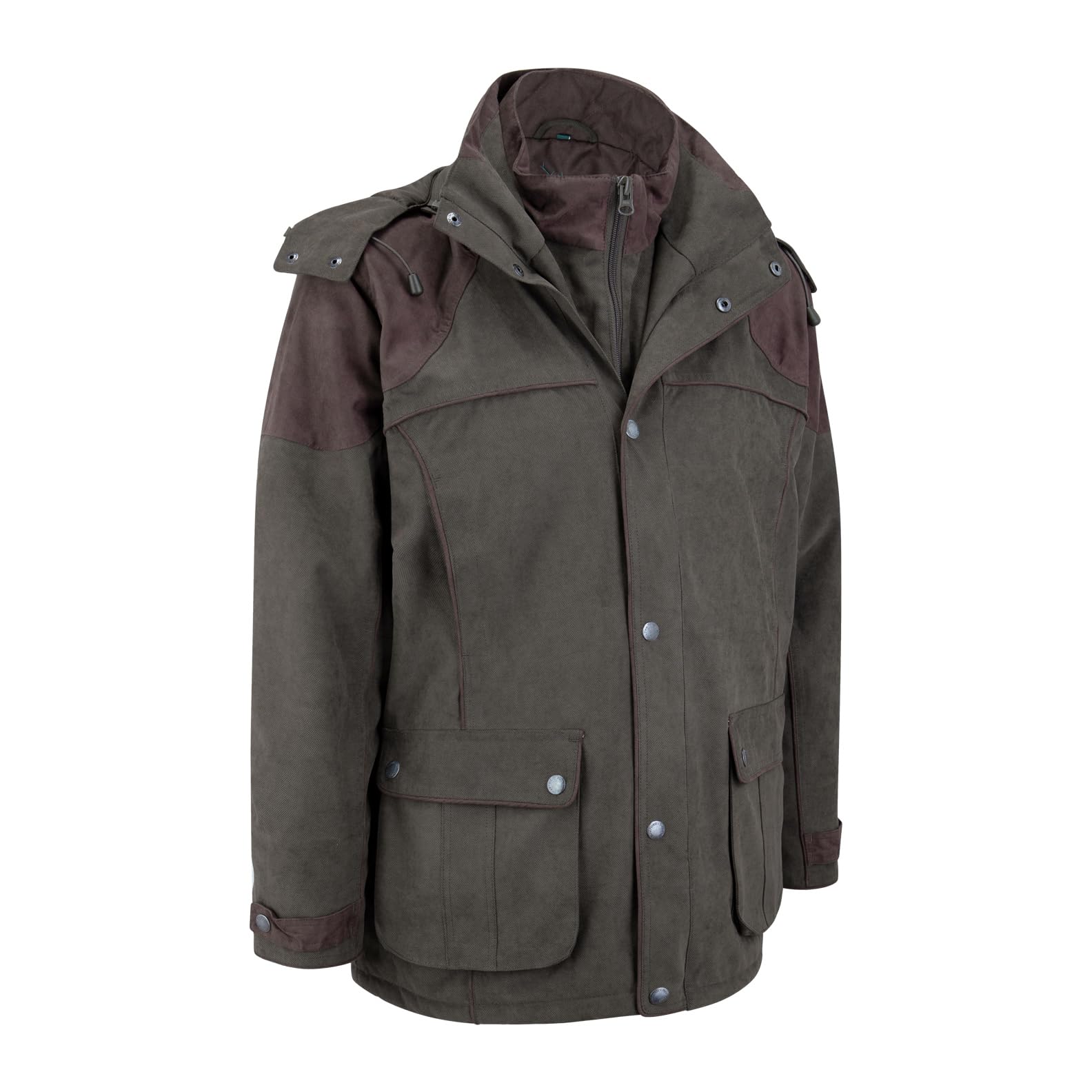 New Forest Clothing Men's Night Olive New Forest Performance Field Coat (Uk, Alpha, 4XL, Regular, Regular, )