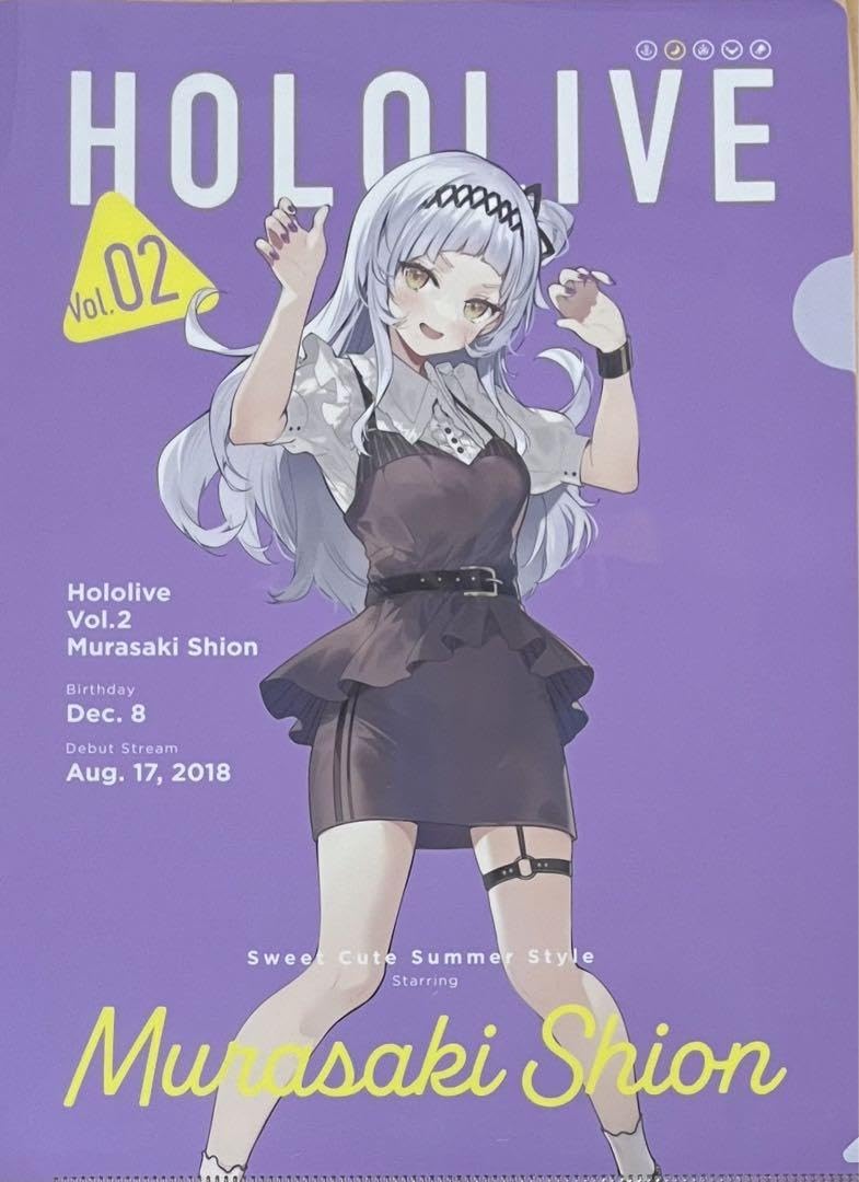 ホロライブ　クリアファイル　6種コンプリートセット ホロライブ クリアファイル6種＋シール6種セット ローソン ①