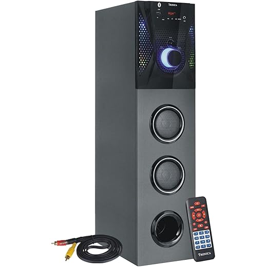 TRONICA Banjo 24 Dj Tower Home Theater System with Vivid Li