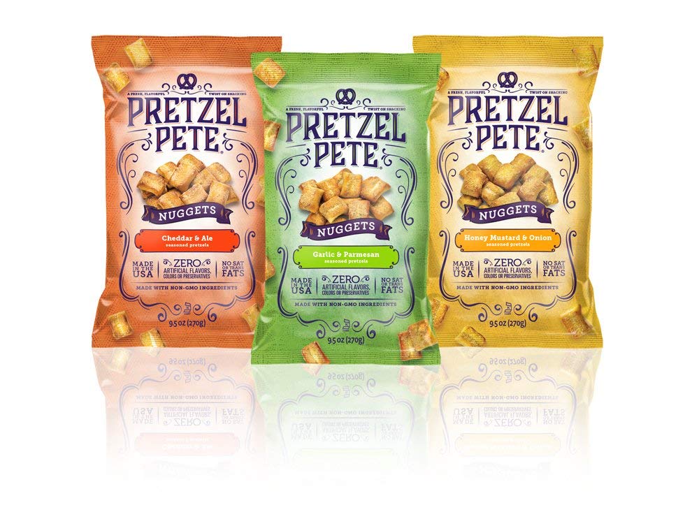 Pretzel Pete Variety (Cheddar & Ale, Garlic & Parmesan