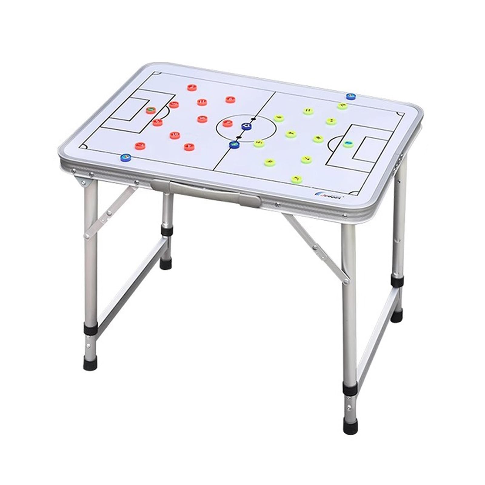 Lavagna Tattica Calcio, Lavagna Magnetica per Allenatori Di Calcio , Tavola da Tattica , Portablocco per Istruttore Cancellabile A Secco, Lavagnetta Strategie, Gambe Del Tavolo Pieghevoli(White)
