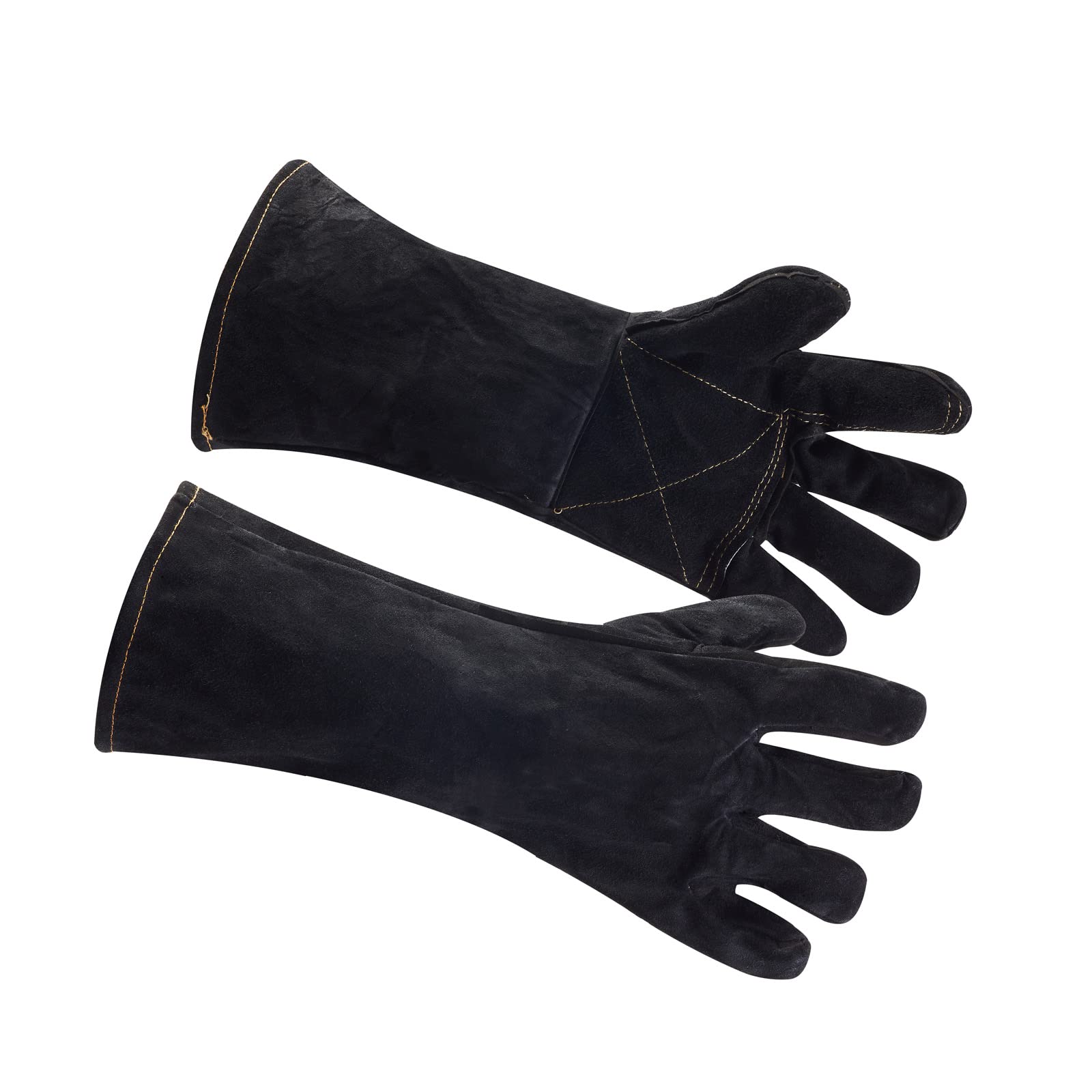 Animal Handling Gloves Bite Proof Reinforced Leather for Dog Training Cat Scratch Falcon Reptile Grabbing Snake