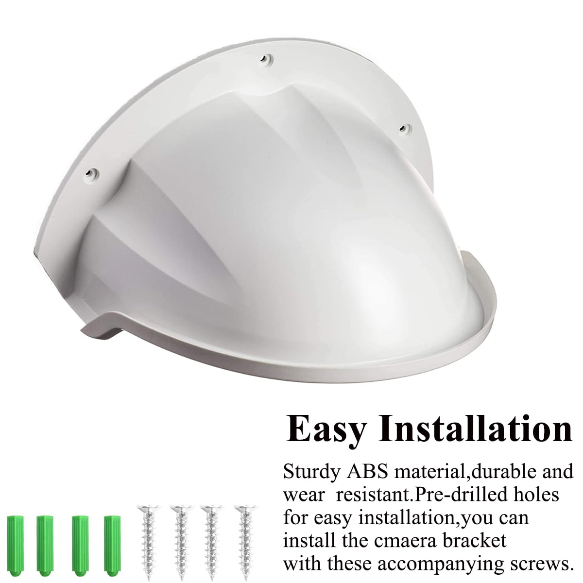 Tetto Protettivo Impermeabile - Copertura Della Telecamera Di Sicurezza | Sun Shade Shade Shield | Alloggiamento Per Telecamere Esterni Per Modelli Di Proiettili A Cupola | Copertura Resistente Alle