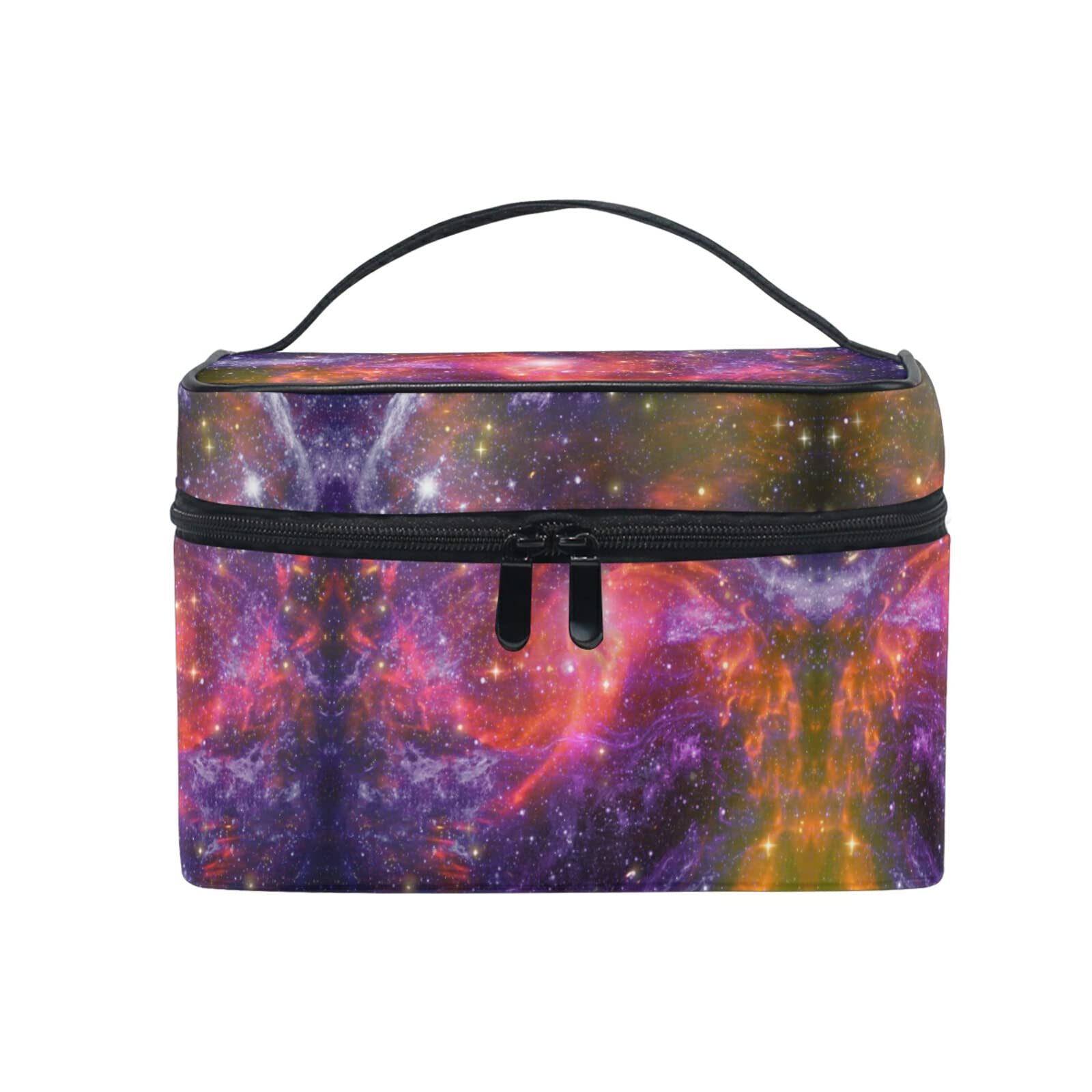 Seehimmel Kosmetiktasche Mit Seestern-Motiv – 23x17x16 Cm, Mit Innenfächern & Netz – Für Make-up & Reisen