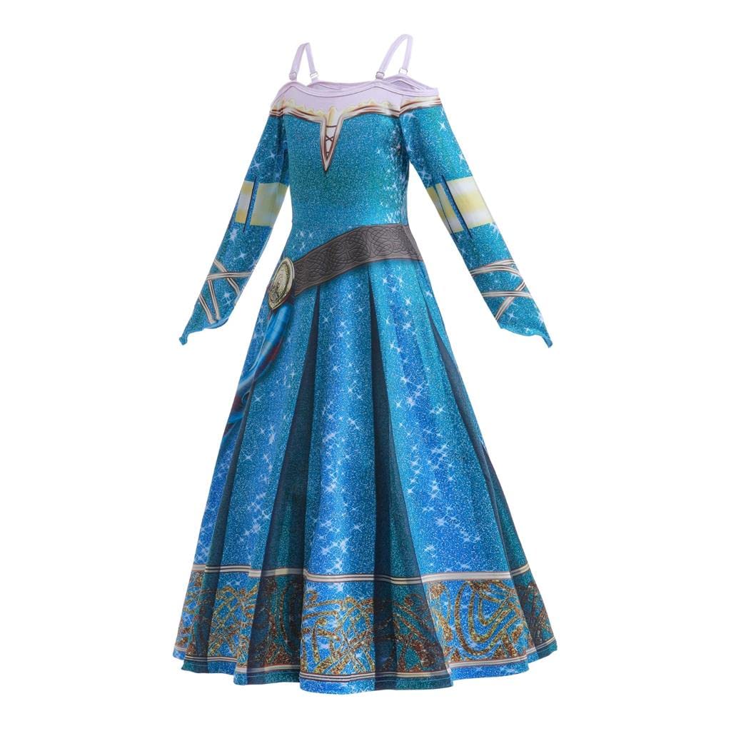 Lito Angels Bambina Costume Fiabesco, Verde Acqua, 12-13 Anni, 164