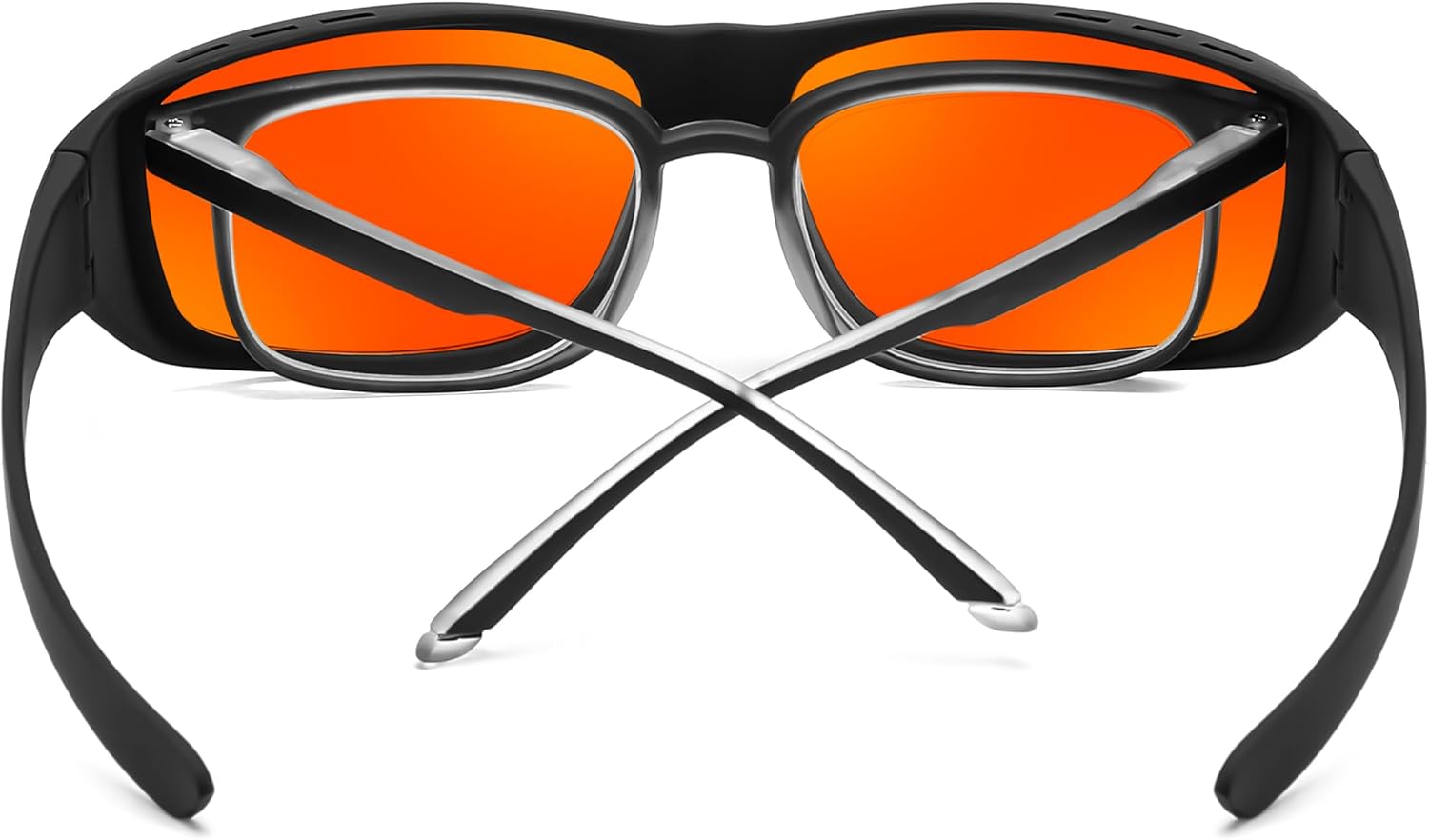 FEISEDY Fitover Blue Light Glasses Computer Gaming Eyeglasses for Better Sleep Anti Glare Nighttime Eye Wear B1228 - Image 8