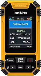 LiebeWH GPS Portátil para Caminhada, 2.4 Polegadas Exibir GPS Handheld Saí de Saí Prootes de Voz Equipamento de Levantamento de Terras