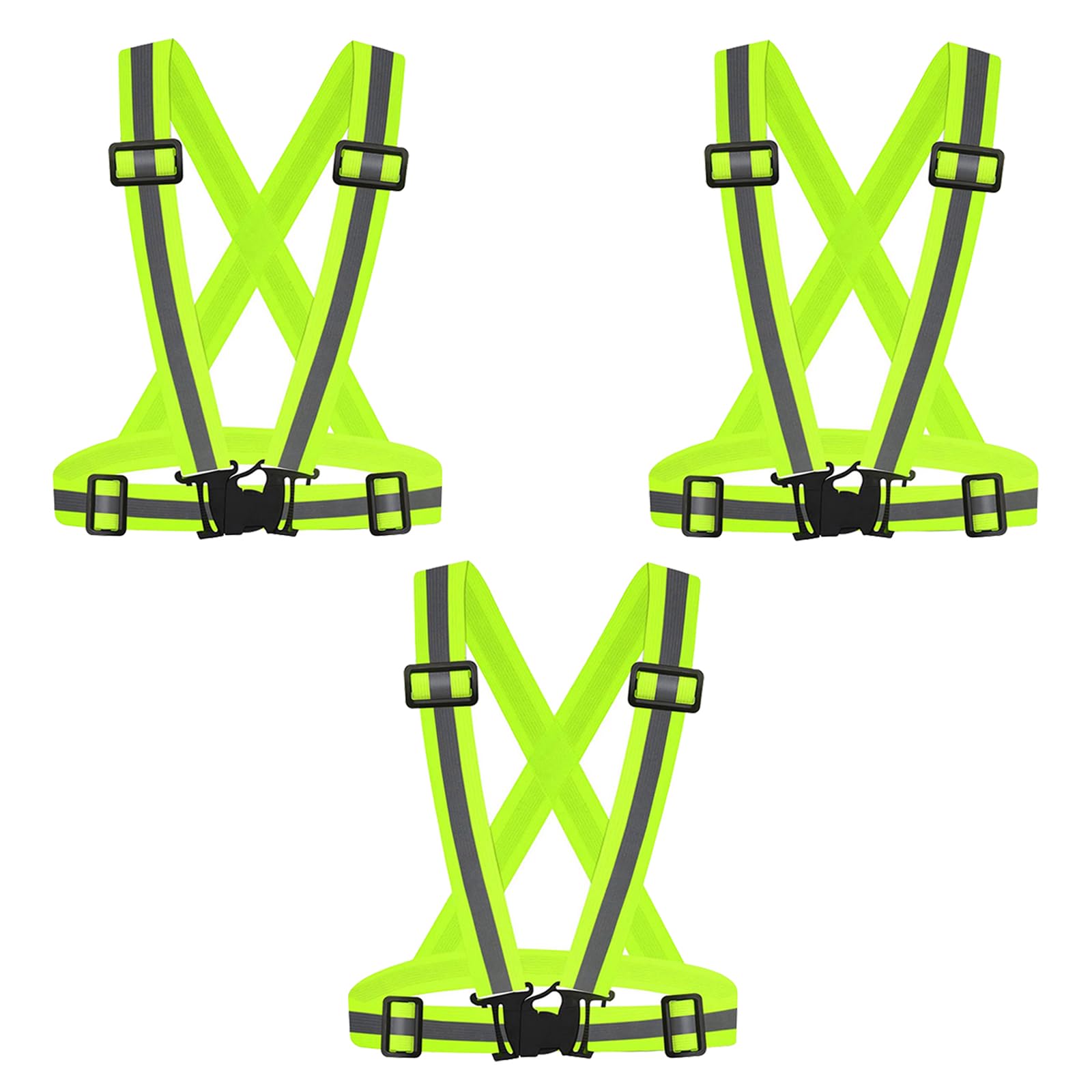 Lot De 2 Gilets De Sécurité Réfléchissants Haute Visibilité Pour Homme
