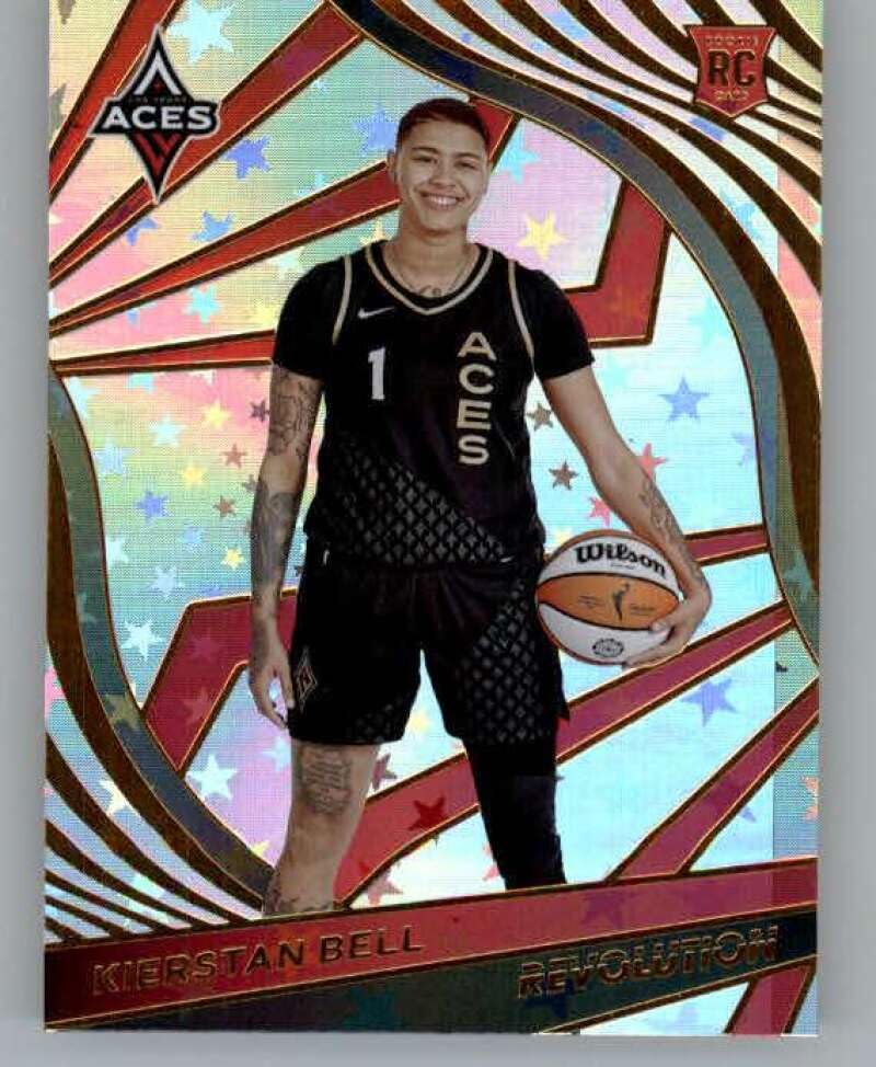 2022 Panini WNBA Revolution Astro #98 Kierstan Bell RC Rookie Las Vegas Aces Basketball Trading Card