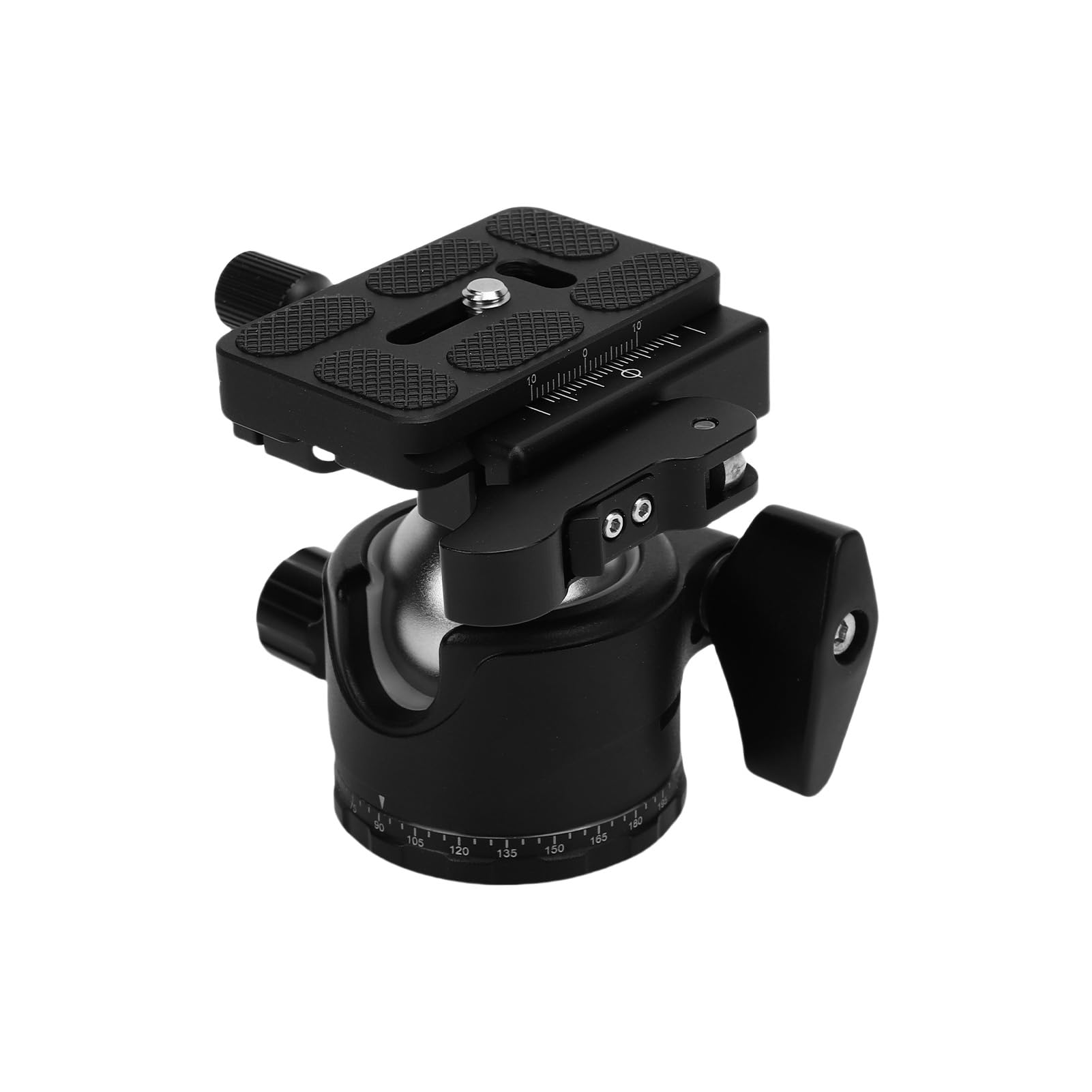 Rótula de Bola para Trípode, Soporte de Bola para Trípode de Perfil Bajo de 35 Mm con Placa Panorámica de Liberación Rápida de Aleación de Aluminio, Cabezal de para Videocámara DSLR Monopie,