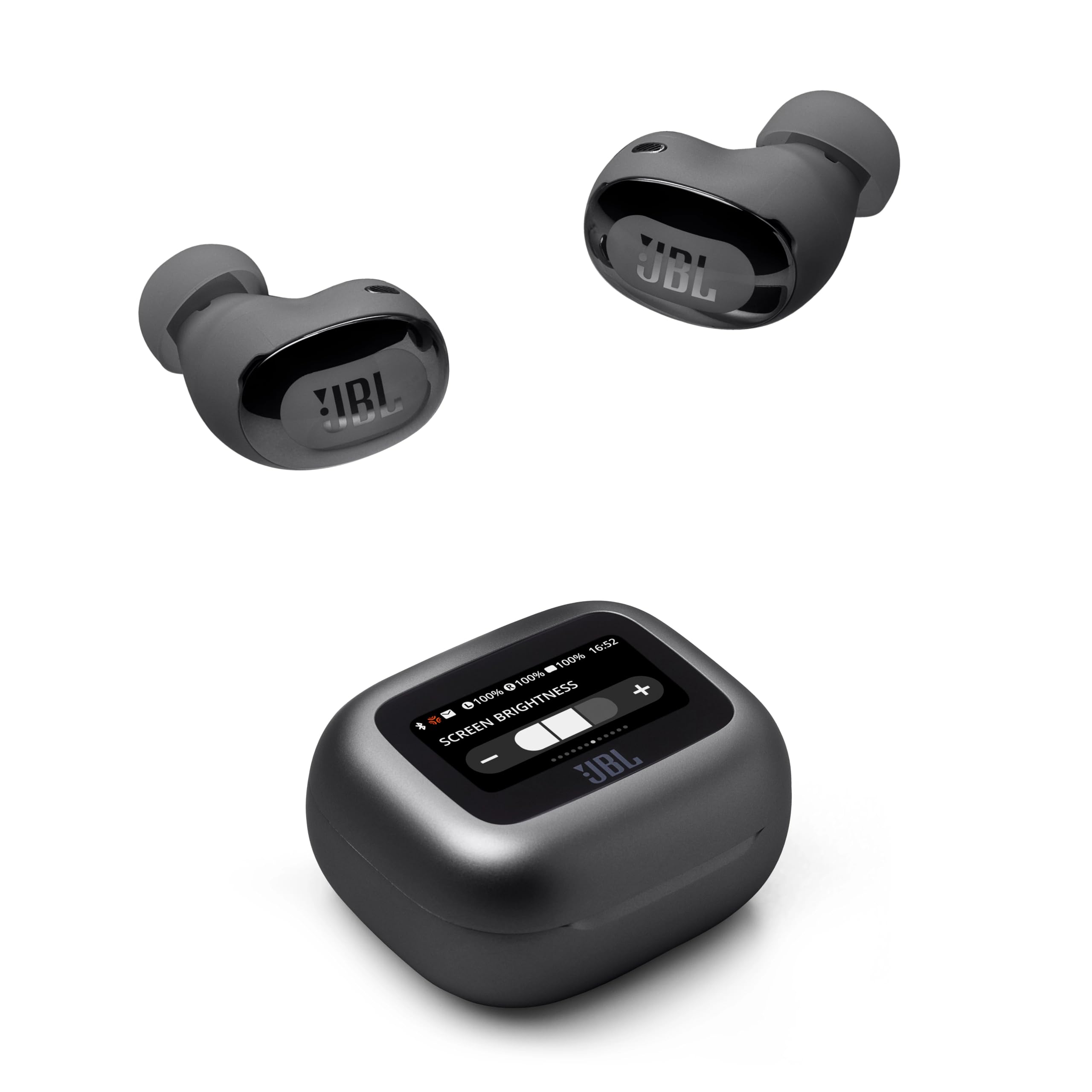 JBLLive Buds 3, Wireless Earbud Headphones with Bluetooth, 40h Battery Life, True Adaptive Noise Cancelling and High-Resolution JBL Signature Sound, IP55 Waterproof, Black