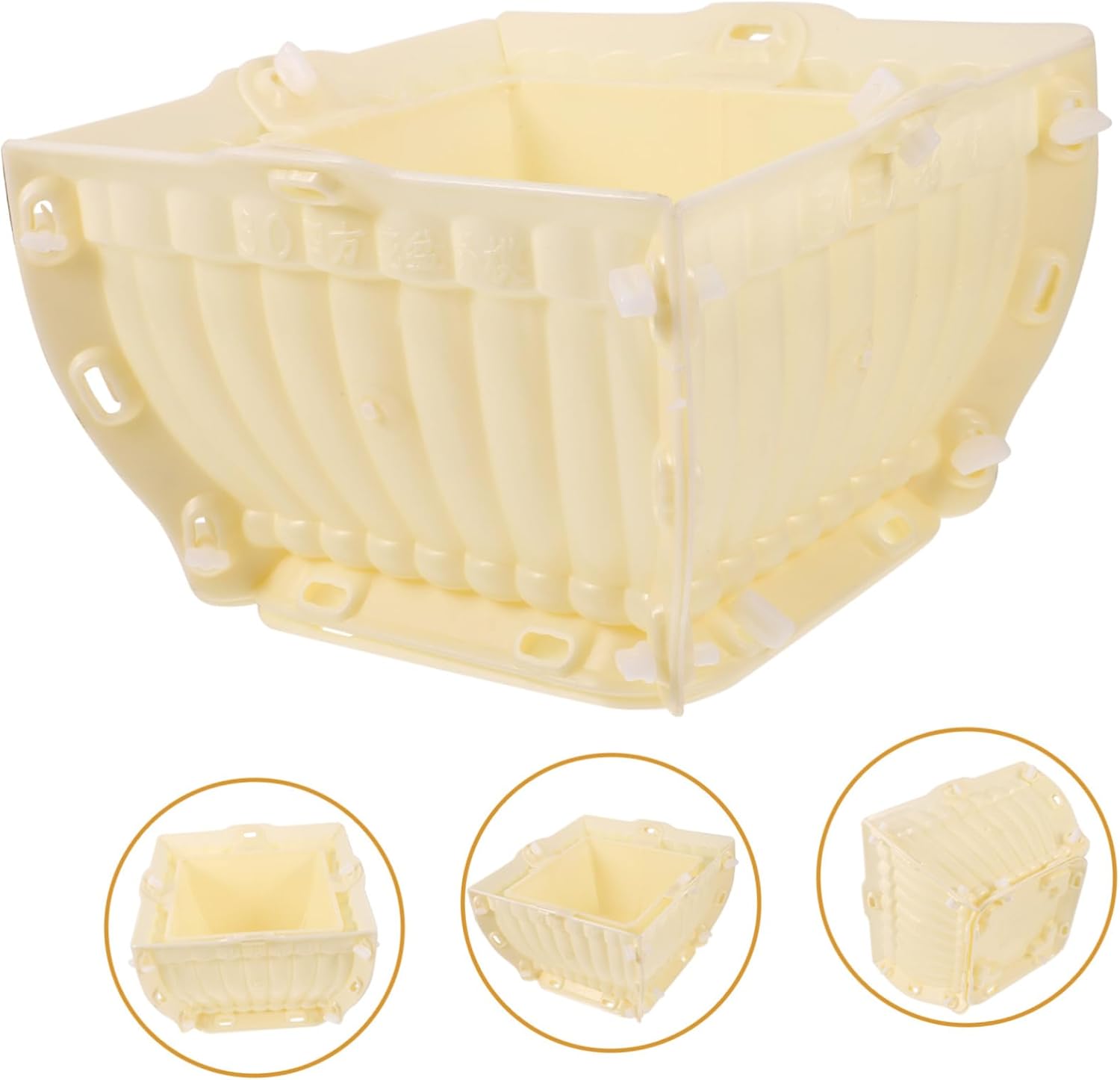 SUPVOX Planter Mold for Concrete Flower Pots Reusable European-style Moulds for Versatile Crafting Tool for Garden Decor for Custom Bonsai Pot Casting