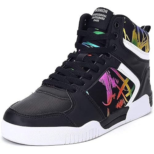 Unisex Fashion Sneakers High Top Skate Shoes Stylish Casual Hip Hop Shoes