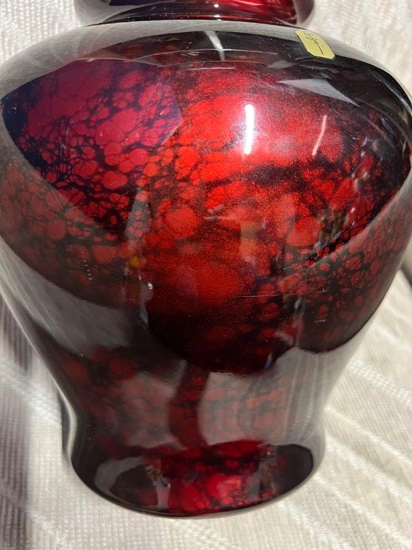 赤黒グラデーション花瓶 赤黒グラデーション花瓶の通販 by t.m.