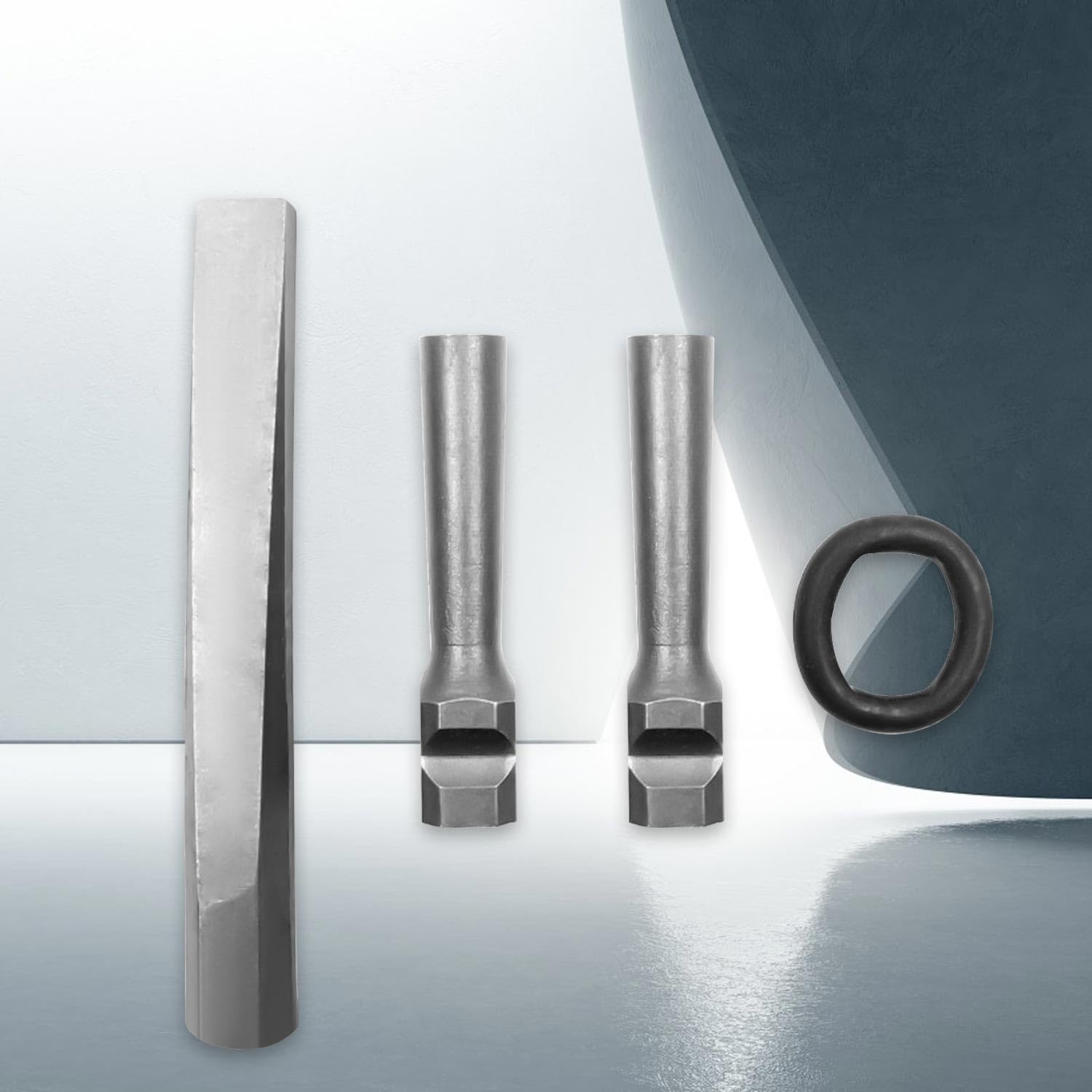 INF 5er-Pack Treibkeil zum Spalten von Steinen 16mm, für Beton, Marmor, Granit, Fels, Stein, Stopfen, Keil und Feder-Unterlegscheiben, Steinkeile zum Steinespalten