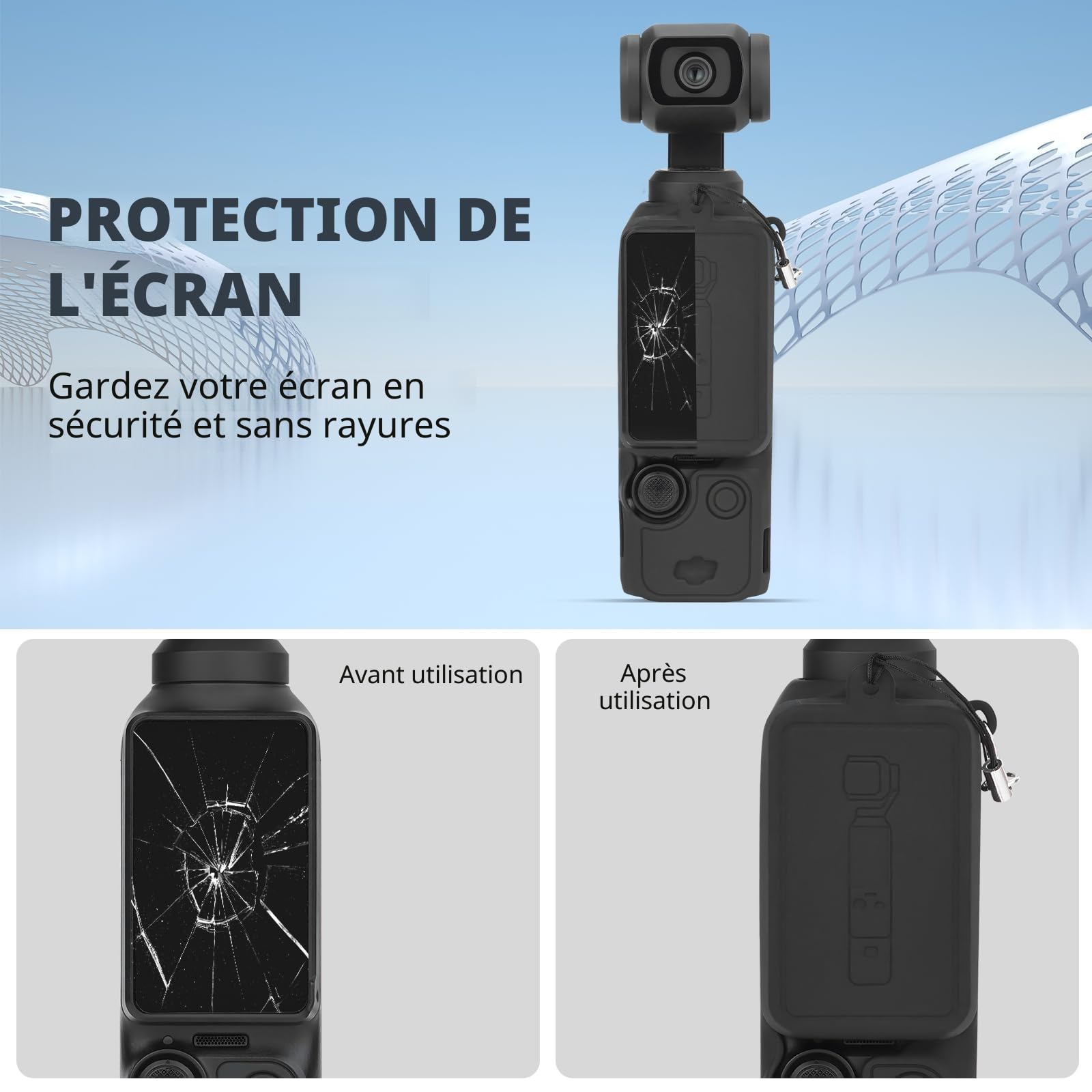 BRDRC Pocket 3 Creator Combo Coque en silicone