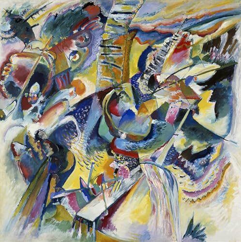 Tableaux peinture sur toile Kandinsky pour une atmosphère nordique apaisante