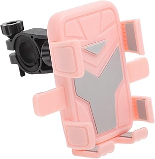 QUARKZMAN Soporte para Teléfono De Bicicleta Fácil Instalación Soporte para Teléfono De Manillar De Bicicleta Y Motocicleta Actualizado Soporte para Teléfono De 4.5-7.2 Pulgadas Rosa