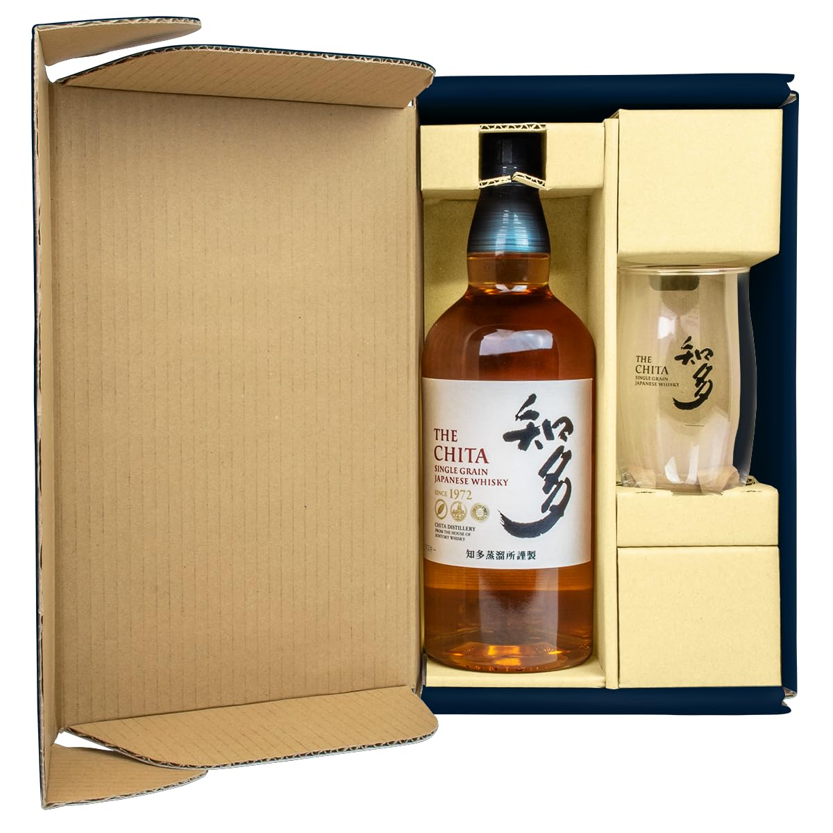 Amazon.co.jp: サントリー 知多 グラス付き ギフトボックス 700ml