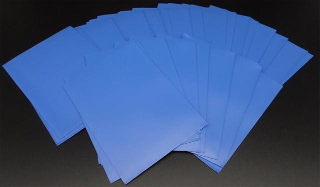 Foto 2 de 4 de docsmagic.de 60 Double Mat Blue Card Sleeves Small Size 62 x 89 - Azul - Mini Fundas - YGO