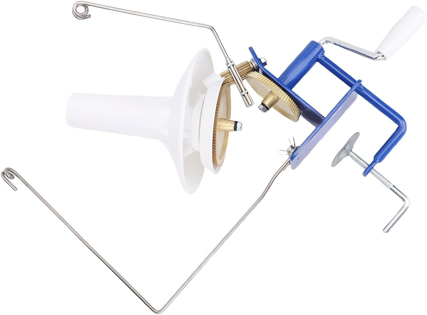 Masyrt Yarn Wrenter, Wool Winder Large Capacity for Crochet, Large Capacity Yarn Ball Winder, Metal Low Noise Hand Yarn for All Types of Yarn