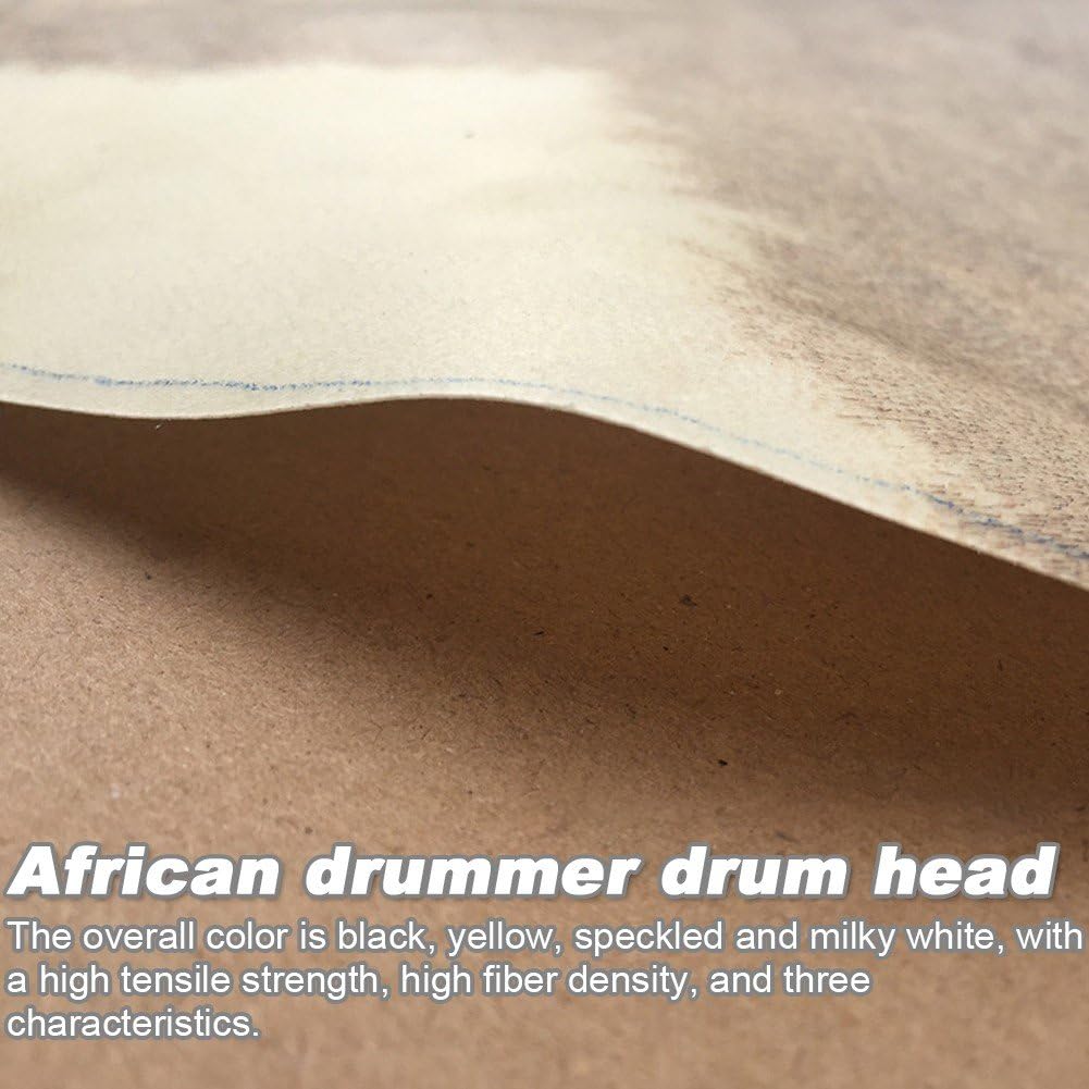 Professioneller Ziegenfell-trommelkopf, Ziegenleder-Djembe-Kopf, Afrikanischer Tamburin-trommelkopf, Ersatz-Percussion-Trommel-Teile