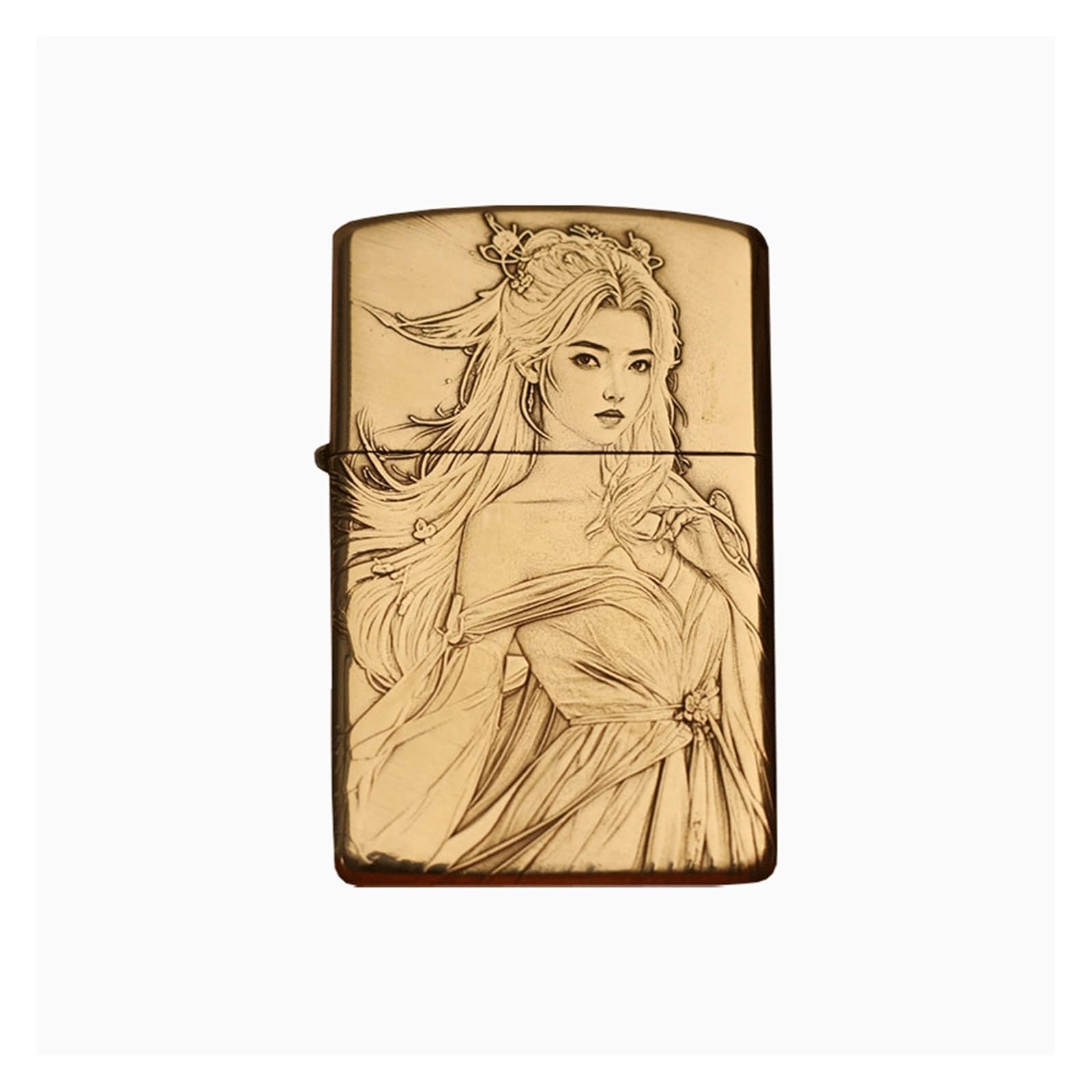Encendedor clásico de cobre retro, el regalo reutilizable ideal para hombres