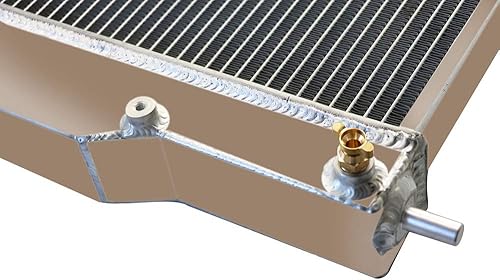 Miniatura 7 de ALLOYWORKS Radiador de aluminio de 3 filas para Dodge Ram 2500/3500 5.9L L6 Diesel Cummins 1994-2002