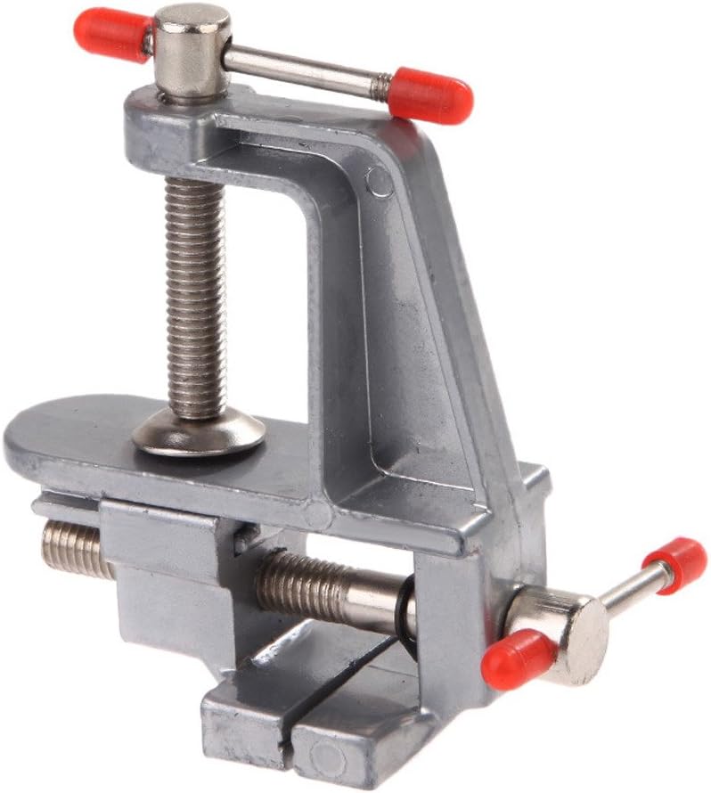 3.5" Aluminum Small Clamp On Table Bench Vise Tool Vice for Jewelers Hobby Model making