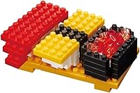 nanoblock Sushi Foods Collection Series Building Kit - 120 Micro Pieces, 2" Tall Model, Level 2 Challenge Ages 8+