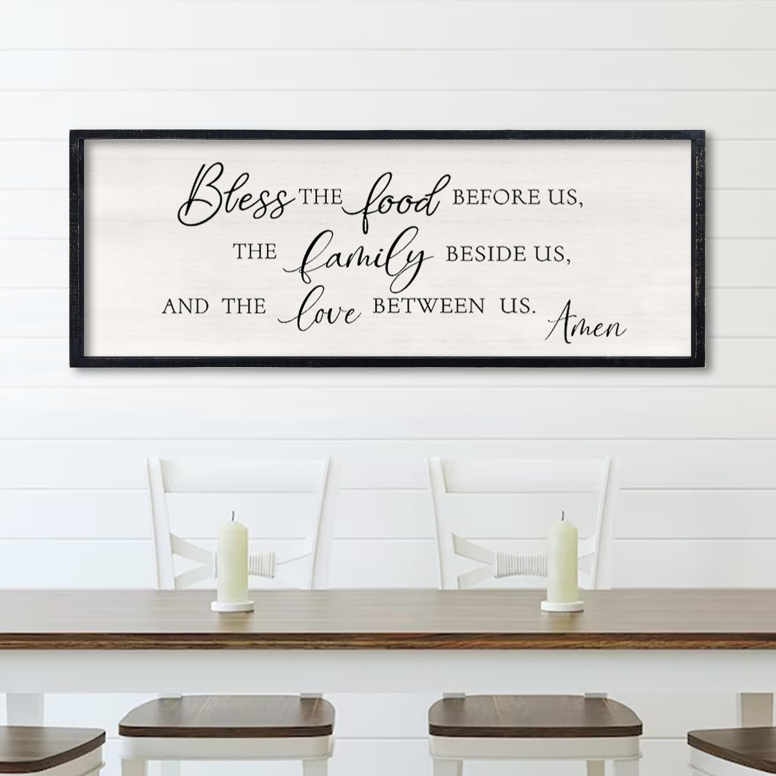 ロビー・デューク☆Come Let Us Reason Amazon.com: Bless the Food Before Us Wall Decor Sign 32