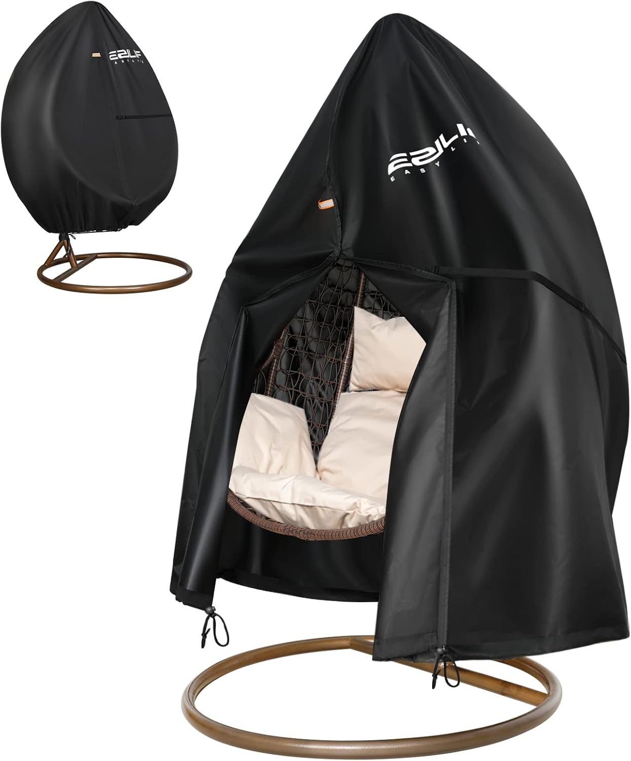 Ezilif Egg Chair Cover, 420D Heavy Duty Oxford Egg Chair Covers