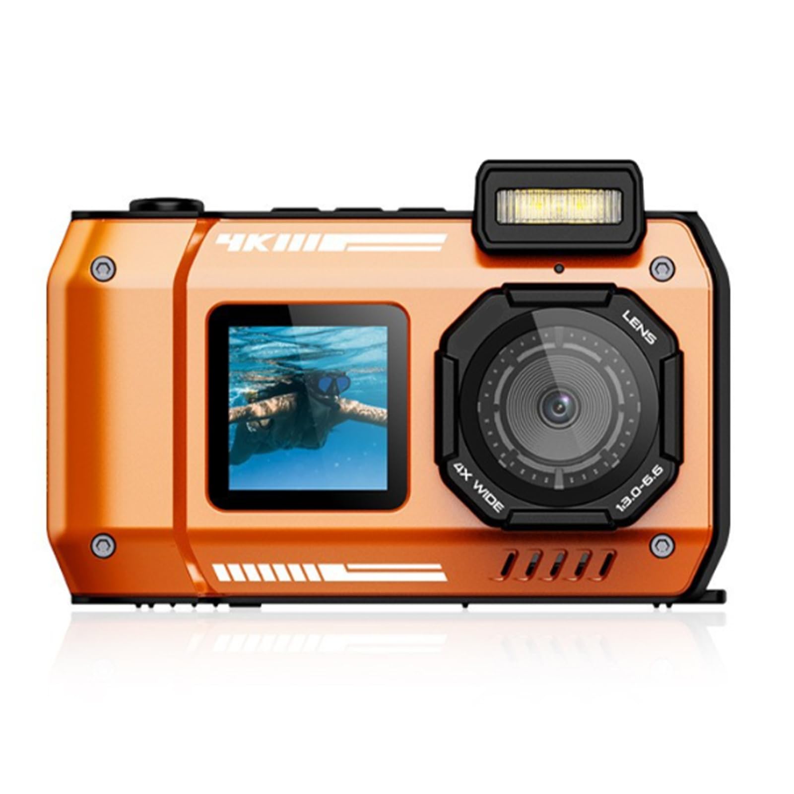 Appareil photo numérique étanche 6500 W avec zoom optique 10x, parfait pour la photographie de plage et de sport