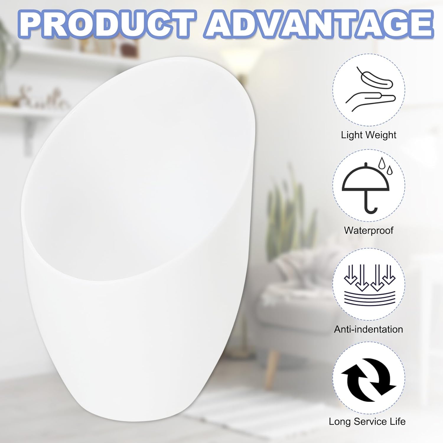 PATIKIL 1.65" Hole Plastic Lampshade & Lamp Shade Rings, 4 Sets Horseshoe Light Covers E27 Light Sockets Retaining Rings for Multi-Head Stand Up Lamp Light, White