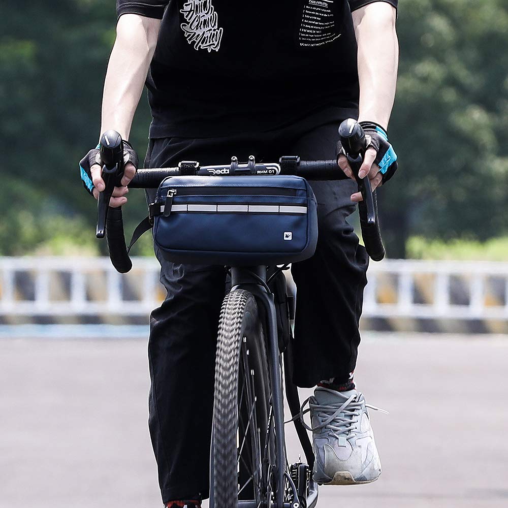 Rhinowalk Borsa Da Bici Impermeabile Per Manubrio - Borsa Anteriore Per Ciclismo - Foto 12