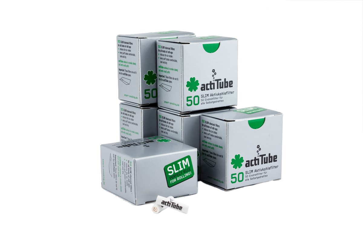 actiTube Tune Slim - Filtros de carbón activado (7,1 m, 6 paquetes de 50 unidades) Filtros de carbón activado.