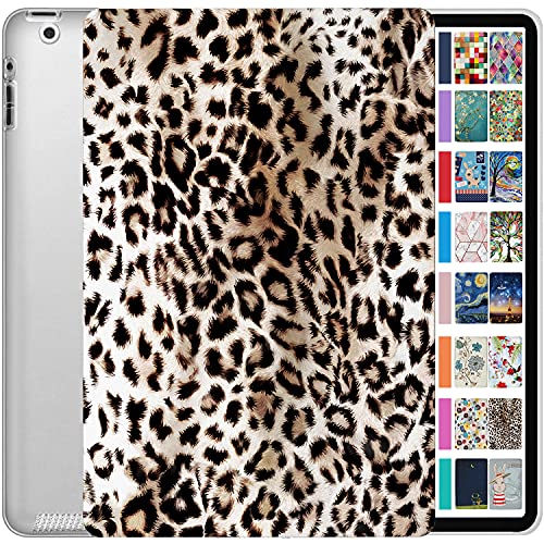 Image of DuraSafe Cases for iPad 9.7 inch Old Model 2 3 4 Gen Printed Case A1458 MD513HN /A A1416 MC705HN /A MD328HN /A MD336HN /A A1395 MC769HN /A MC954HN /A MC960HN /A MC979HN /A A1459 MD514HN /A MD511HN /A - Leopard