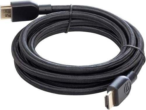 1.2m HDMI 4K 60Hz Cable, High-Speed Display Port 1.2 to HDMI Adapter for Ultra HD Monitors, TVs, and Projectors, Gold-Plated, 1.2meters