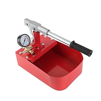 1000PSI 7MPa High Pressure Manual Powered Hydraulic Pump Test Pump,Manual Push Testing Hand Tool Pipe Valve Pressure Tester Hydraulic Testing,Pneumatic Pressure Test Pump Air