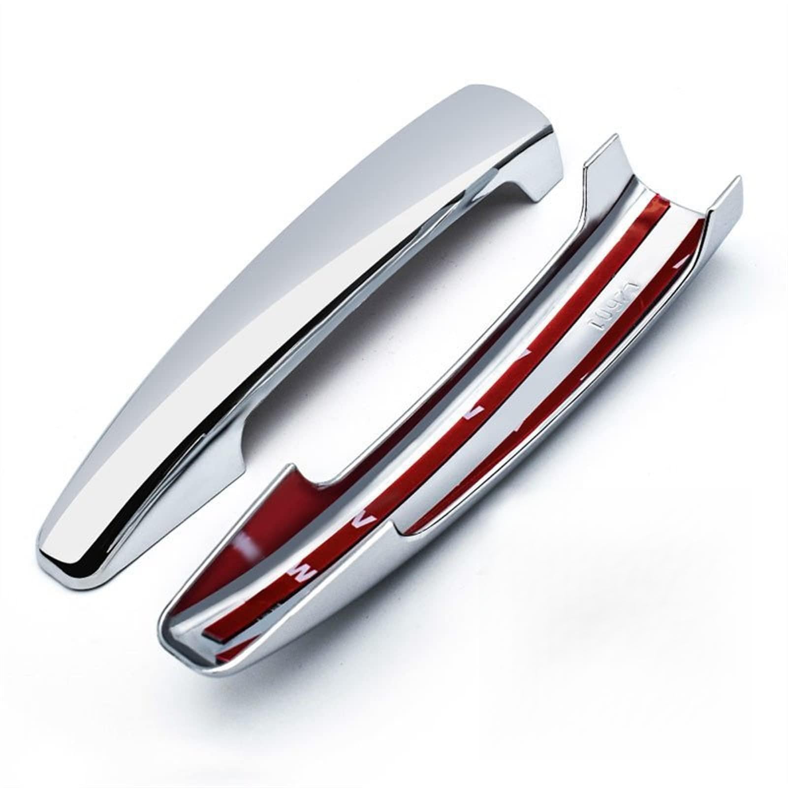 Qwqthgs One Color Car Exterior Door Handle Cap For Peugeot 206 207 208 308 406 407 2006 3008 Accessories Car Styling Chrome Trim Door Handle Covers Stickers Case