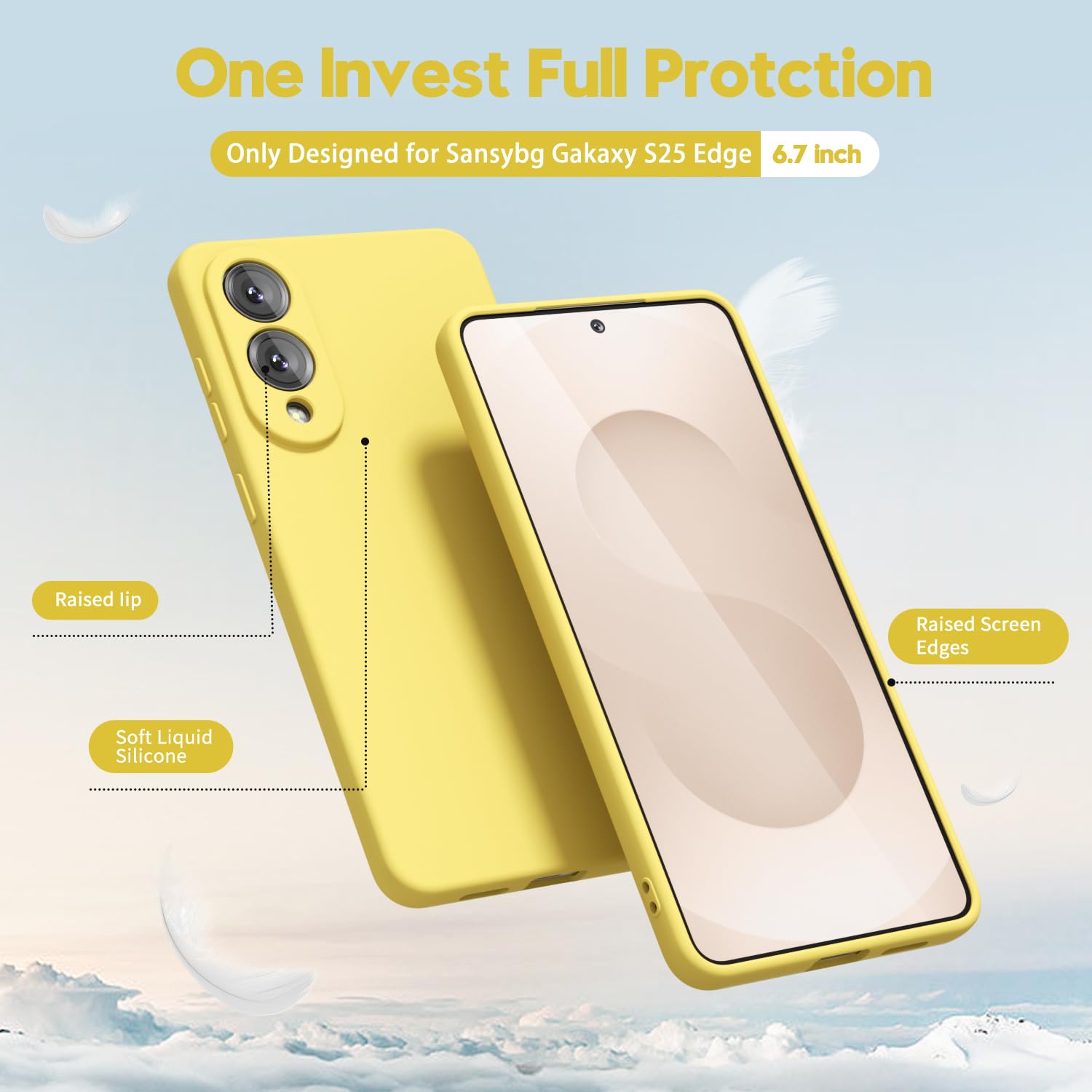 oakxco for Samsung Galaxy S24 Ultra Phone Case Liquid Silicone, Thin Slim Soft Rubber Gel TPU Plain Simple Cover for Women Girl Cute, Matte Solid Color, Brown Khaki Nude — view 622